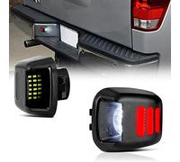 Tri-Aroute Éclairage de plaque d'immatriculation LED pour Nissan Navara D40 Frontier 2007-2019 Titan Xterra Armada Suzuki Equator avec tube de néon à LED rouge