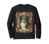 Tri Black Berger Australien William Morris Style Floral Manche Longue