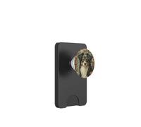 Tri Black Berger Australien William Morris Style Floral PopSockets PopWallet pour MagSafe