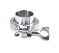 Tri Clamp Clover, Ensemble de 3 colliers serrage sanitaires en acier inoxydable 304 avec virole filetée et joint, tailles multiples(12.7mm K40)