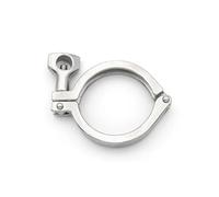 Tri Clamp et joint en silicone for distillation SS Pince épaisse de type 1,5", 2", 2,5", 3", 4", en acier inoxydable SS304 avec joint en silicone Tri(77.5mm)