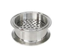 TRI CLAMP Sanitary 1.5'' 2'' 2.5'' 3'' 3.5'' 4'' 6'' Stainless Steel 304 Filter Plate For Homebrew (Size : 2inch)