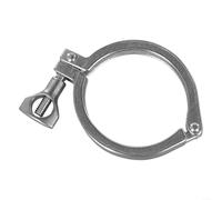 Tri collier de serrage en acier inoxydable de 3,8 à 10,2 cm pour virole sanitaire pour brassage alimentaire, laiterie, raccord de tuyau de raccordement (6,3 cm)