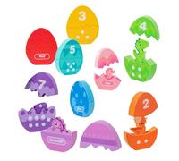 Tri Des Formes | Jeu d'Association 3D en Bois d'Œuf de Dinosaure Avec Numéros,Trieur de Formes Sensoriel pour ,Pour Salle De Classe Maternelle École Préscolaire Élémentaire Fêtes Activités Noël Loisir