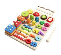 Tri en bois stacshape trieur - Formes Puzzle de planche de trieur | Toys pré-prék Blocs en bois apprenant le jouet éducatif | Précolaire préscolaire Early Education Sensory Toy pour amis de la