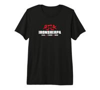 Tri Sherpa Triathlète Triathlon Support Crew Inspiré T-Shirt Haut de Gamme