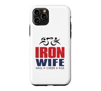 Tri Sherpa Wife Triathlon Support USA Cheer Gear Coque pour iPhone 11 Pro