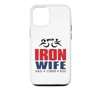Tri Sherpa Wife Triathlon Support USA Cheer Gear Coque pour iPhone 12/12 Pro
