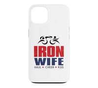 Tri Sherpa Wife Triathlon Support USA Cheer Gear Coque pour iPhone 13