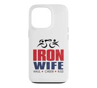 Tri Sherpa Wife Triathlon Support USA Cheer Gear Coque pour iPhone 13 Pro
