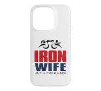 Tri Sherpa Wife Triathlon Support USA Cheer Gear Coque pour iPhone 14 Pro