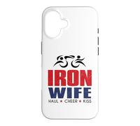 Tri Sherpa Wife Triathlon Support USA Cheer Gear Coque pour iPhone 16