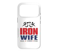 Tri Sherpa Wife Triathlon Support USA Cheer Gear Coque pour iPhone 17 Pro