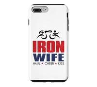 Tri Sherpa Wife Triathlon Support USA Cheer Gear Coque pour iPhone 7 Plus/8 Plus