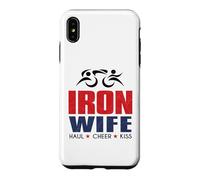 Tri Sherpa Wife Triathlon Support USA Cheer Gear Coque pour iPhone XS Max
