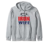 Tri Sherpa Wife Triathlon Support USA Cheer Gear Sweat à Capuche