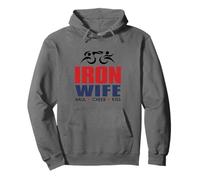 Tri Sherpa Wife Triathlon Support USA Cheer Gear Sweat à Capuche