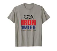 Tri Sherpa Wife Triathlon Support USA Cheer Gear T-Shirt