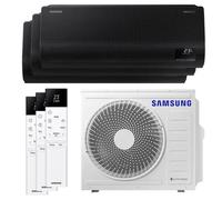 Tri split Samsung Windfree Avant S2 Noir 6.8kW AJ068TXJ3KG/EU tailles 20 + 20 + 35 AR70F07C1ABNEU (x2) + AR70F12C1ABNEU