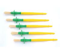 Tri Star Lot de 5 Pinceaux Poils naturels, Assorties, Médium
