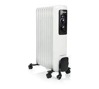 Tri Star radiateur à bain d'huile KA-5179-3 réglages de chauffe - Thermostat réglable -2 000 W max - 9 ailettes, Gris