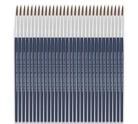 Tri Star Taille 12 Lot de 30 pinceaux Ronds, Bois, Bleu
