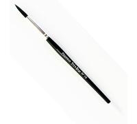 Tri Star Taille 16 Lot de 10 pinceaux Ronds série 410, Bois, Noir