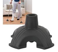 Tri virole, pointe de canne en caoutchouc, support de canne de marche, 19 mm, en caoutchouc autostable, pour plus de stabilité, ajoute de la stabilité à votre canne de marche