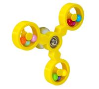 Tri-Wings Jouet pour perroquet - Enrichissement interactif à mâcher Jouet d'activité pour oiseaux en forme de moulin à vent rotatif Conçu pour Ara Coquillage Conure Inséparable Kacétoe Cage pour