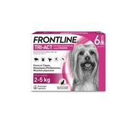 FRONTLINE TriAct Chiens XS 25 kg 6 Pipettes puces tiques moustiques phlébotomes et m G