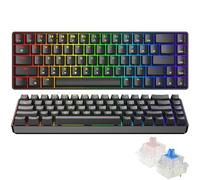 Triadyn PLAY ELECTRA Gaming Clavier Mécanique 68K RGB Anti-Ghosting Blue Switch | USB-C filaire 1,6 m | Noir