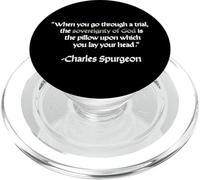 Trial Sovereignty of God is a Pillow Citation Charles Spurgeon PopSockets PopGrip pour MagSafe