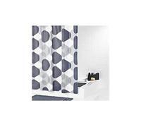triange rideau de douche 100 % peva gris env. 180 x 200 cm.