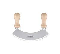 Triangle 43 212 14 02 Hachoir Berceuse, 14 cm | Lame en acier inoxydable à un tranchant - Fabriquée à la main en Allemagne - Manche en bois de hêtre - Convient à un usage