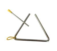 Triangle 5 pièces Triangle musical en acier, instrument de percussion avec maillet Pour instrument de musique