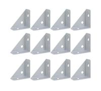 Triangle à angle droit de code d'angle support 20 pièces, meubles fixes, utilisé for le et renforcement d'armoire lit Pour Bureau(Gray)