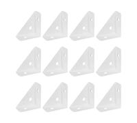 Triangle à angle droit de code d'angle support 20 pièces, meubles fixes, utilisé for le et renforcement d'armoire lit Pour Bureau(White)