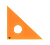 Triangle acrylique professionnel fluorescent ALVIN 45/90 degr s mod le 131F-10 Outil polyvalent pour le dessin, la conception et l'architecture I