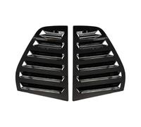 Triangle Arrière Stores Persiennes Couverture Protecteur pour VW pour Golf 5 MK5 2003-2010 Pare-Soleil Voiture(Noir Brillant)