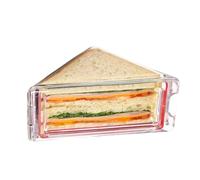 Triangle Bakery Packaging - Petite boîte à sandwichs | Boîtes à sandwichs triangulaires avec couvercle | Réutilisable, boîte de rangement, boîtes à déjeuner triangulaires