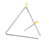 Triangle Bell, avec Instrument de Percussion Striker, Instrument Triangulaire Musical pour Explorer Le Monde de la Musique (10 Pouces)
