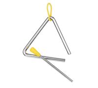 Triangle Bell, avec Instrument de Percussion Striker, Instrument Triangulaire Musical pour Explorer Le Monde de la Musique (4 Pouces)