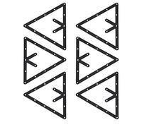 Triangle Billard,Triangulaires Billiard,Cue Rack,Invisible Magic Rack,Magic Rack Billard,Magic Pool Rack,Pool Rack Magnetic Triangle 6Pcs / Set Billard Rack Noir Triangle Ball Holder Positioning Billa
