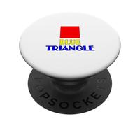 Triangle Bleu - Graphique Incompatible avec Les Couleurs et Les Formes PopSockets PopGrip Adhésif
