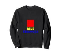 Triangle Bleu - Graphique Incompatible avec Les Couleurs et Les Formes Sweatshirt