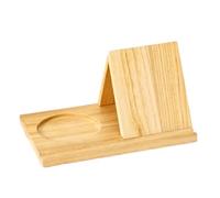 Triangle Book Holder - Wooden 25x18x15.5cm | Book Stand For Reading Rest | Desktop Display Rack Table Centerpiece Decor Study Support For Home Studio Bookstore Office