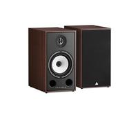 Triangle Enceinte bibliothèque Borea BR03 – Noyer – 100W – Paire