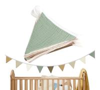 Triangle Bunting Banner - Garland de 8,5 pieds | Décorations en coton - Drapeau pour bébé culitte drapeau pennant décoration pour maternelle pour la fête des fêtes