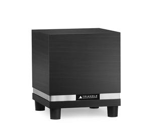 Triangle - Caisson de Basse THETIS 300 avec Amplificateur 150W - Bass Reflex - Haut-Parleur 20 cm - Entrées RCA/LFE/Haut Niveau - Télécommande - Musique et Home-Cinéma - 300 x 340 x 300 mm - Noir