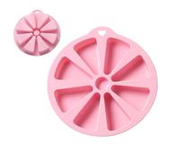 Triangle Cake Mold, Silicone Triangle Mold, 11.42x11.02in Dessert Pan with Divider Slots, Baking Tray Design, Pizza Wedge Portion Baker Details, Homemade Cornbread Pastry Dish for Oven Baking